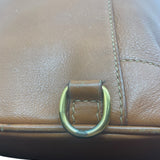 Gucci Tan Leather Bamboo Drawstring Sling Purse