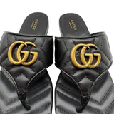 Gucci Marmont Thong Sandals Women's Size 38.5 ~ US 8.5 Women's Shoes