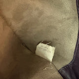 Bottega Veneta Plum Snakeskin Zip Pouch clutch bag