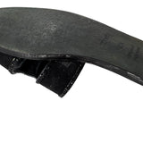 Hermes Black Oran Sandal Women's Size 39.5 US 9.5