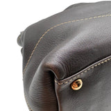 Salvatore Ferragamo Gancio Leather Top Handle With Crossbody Strap