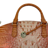 Brahmin Duxbury Satchel Handbag With Wallet
