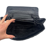 Kurt Geiger Black Patent Leather "The Brixton" Purse