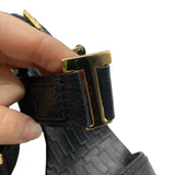 Tory Burch Black Snakeskin Shoe Size 8.5 Women's Shoes