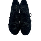 Widow Velvet Platform Mary Janes Women's Shoes Size 7