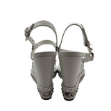 Christian Louboutin Studded Wedge Heels Women's Size 39 ~ US 9
