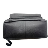 Coach Black Pebbled Leather Charlie Medium Backpack Purse