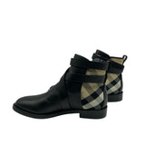 NWT Burberry Housecheck Ankle Booties Women's Size 38.5 = US 8.5