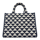 Prada Small Triangle Jacuard Symbole Tote