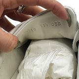 Gucci White Leather Perofrated Ace Size 11.5 ~ US 12 Men's Shoes