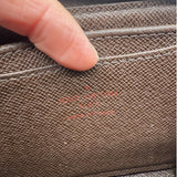 AS IS Louis Vuitton Damier Ebene Zippy Coin and Card Wallet