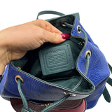 Coach Pennie 22 Colorblock Leather Mini Backpack