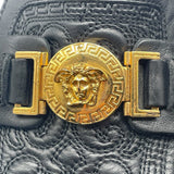 Versace La Medusa Leather Driving Shoe Loafer Men's 42 = US 9