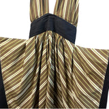 NWT Tory Burch Coffee Stripe Poplin Dress