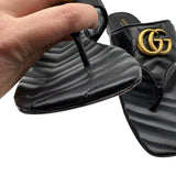 Gucci Marmont Thong Sandals Women's Size 38.5 ~ US 8.5 Women's Shoes