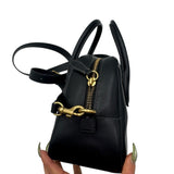 Coach Black Leather Borough Bowling Bag Purse