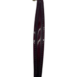 YSL Red Wine Patent Monogram Small Sunset Bag