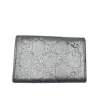 AS IS Guccissima Metallic Bow Key Holder