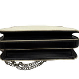 Tory Burch Silver Duet Chain Trapunto Convertible Purse