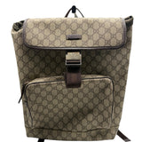 Gucci Tan Coated Canvas Supreme Medium Unisex Backpack
