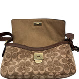 Coach Tan Etta Small Flap Purse