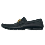 Versace La Medusa Leather Driving Shoe Loafer Men's 42 = US 9