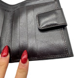Fendi Brown Monogram Leather & Canvas Women's Wallets