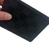 AS IS Louis Vuitton Gray Damier Graphite Multiple Men's Wallet