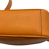 Coach Orange Pebbled Leather Jes Crossbody 20 Purse