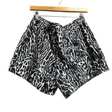 Burberry Black and White Leopard Nylon Size XL Men's Bottoms