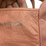 Balenciaga Navy Cabas Leather Tote Purse
