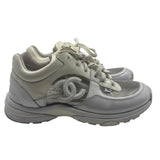 Chanel 18S CC Transparent Sneakers Women's Size 38.5 ~ US 8.5