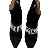 Moschino Couture Suede Ankle Boots Women's 37 US 7