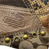 Y2K Coach Leather Patchwork Wristlet