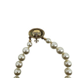 Vivienne Westwood Mini One Row Gold Pearl Necklace