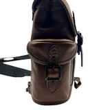 Coach Hitch Backpack 13 in Dark Saddle Leather