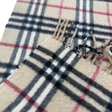 AS IS Burberry Nova Check Cashmere Scarf