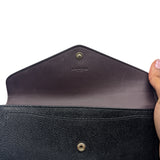 Coach Black Leather Wyn Soft Wallet