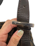 AS IS Fendi Zucca Mamma Tote Shoulder Bag