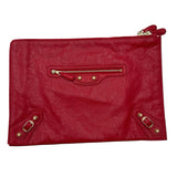 Balenciaga Motocross Red Women's Zip Pouch