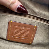 Coach Tan Etta Small Flap Purse