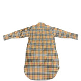 Burberry June Check Cotton Poplin Shirt Dress Women's Size M