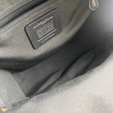 Coach Black Pebbled Leather Charlie Medium Backpack Purse