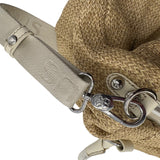 Tous Natural Woven Chevron Bag