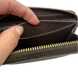 AS IS Louis Vuitton Damier Ebene Zippy Coin and Card Wallet