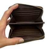 AS IS Louis Vuitton Damier Ebene Zippy Coin and Card Wallet