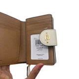 Coach Cream Medium Corner Zip Women's Wallet