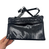 Kurt Geiger Black Patent Leather "The Brixton" Purse