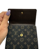 Louis Vuitton Mini Lin Canvas Elise Wallet