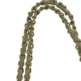 Vintage 1997 Chanel Double Flap Bag 24 Karat Plated Hardware Karl Lagerfeld Era